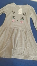 Vestido de princesa para niñas, ropa de fiesta de algodón con estampado de gato, manga larga, para verano
