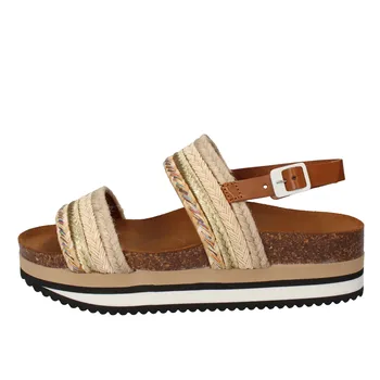 

5 PRO JECT women sandals beige fabric