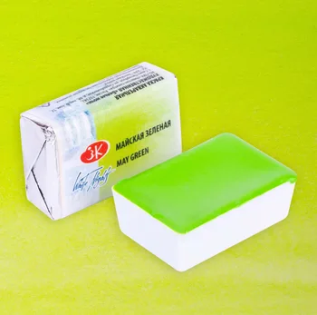 

Paint watercolor white nights cuvette #745 may Green 2,5 ml