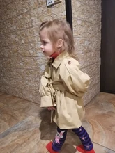 Chaqueta Infantil para bebé, abrigo para niña, gabardina Jas para bebé, cortavientos de doble pecho para niña, chaqueta para 1-4T 2021