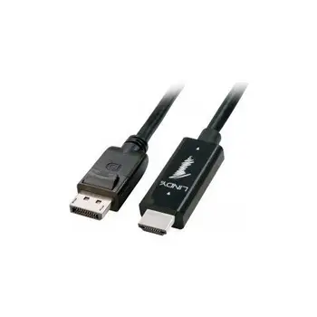 

41484 HDMI black Displayport interface cable and adattatoreLINDY34.18