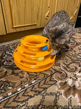 3 Levels Pet Cat Toy Funny Tower Tracks Disc Cat Tracks Toys Training Intelligence Amusement