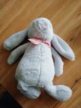 Animales de peluche suaves para niños, conejo de orejas largas para dormir, juguete de peluche de dibujos animados, regalo de cumpleaños