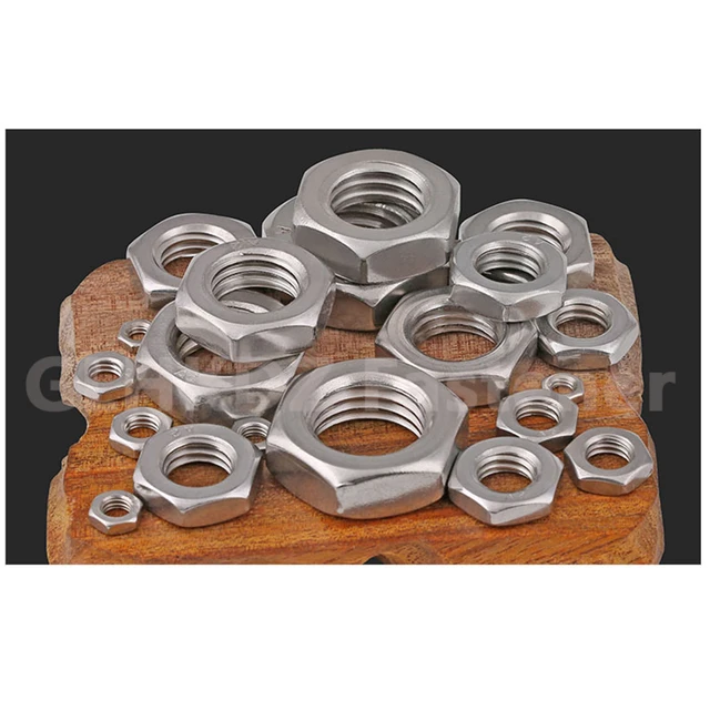 K Assortimento Dadi Esagonali In Acciaio Inossidabile 304