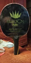 Huieson-Pala de fibra de carbono de 6 estrellas, raqueta de tenis de mesa doble, espinillas, juego de pala de ping pong, 2 uds.