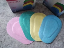 Parches de colores transpirables para ojos, almohadillas estériles para los ojos, Kit de primeros auxilios, tirita, 60 uds./3 cajas, envío gratis