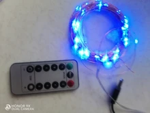 Fairy-String-Lights Garland Copper-Wire-Lamp Remote-Control Party-Decoration Christmas