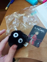 LLavero de Totoro para seguidores del cómic, accesorio con diseño de hada del polvo, apto para bolso, amuletos, monedero, Miyazaki Hayao