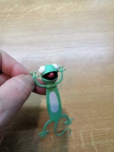 Marcapáginas 3D de dibujos de animales animados para estudiante, material original lindo y divertido de PVC, papelería escolar, regalo para niños