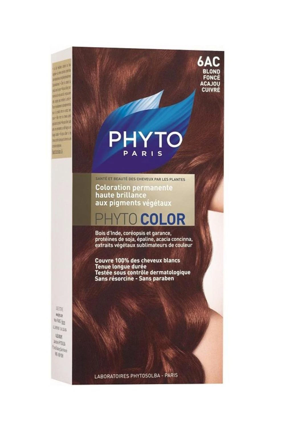 Phyto Permanent Hair Color Treatment 6AC Blond Fonce Acajou Cuivre Fast  Shipping with Fedex|Hair Color| - AliExpress