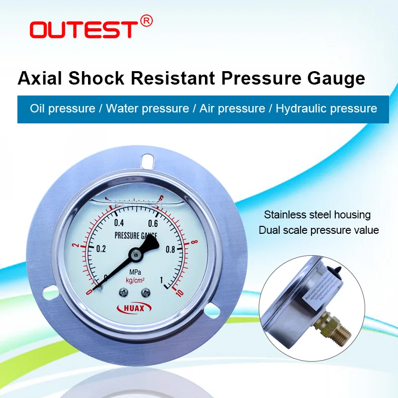 Industrial & Scientific 016Mpa Portable Dual Scale Hydraulic Pressure