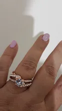 Anillo para mujeres de moda de lujo, circonia de cristal, anillo de compromiso para mujer, accesorios, joyería de boda, regalo