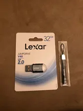 Promoción Lexar 32GB 16GB USB Flash Drive V40 Pen Drive 100% Original USB 2,0 Pendrive JumpDrive U disco 16gb 32gb gratis cuerda