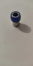 Destornillador magnético de 6,35mm, anillo de Metal anticorrosión