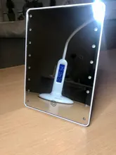 Makeup-Mirror Stand Battery-Operated with 8/16 Leds Cosmetic Touch Dimmer Espejo 