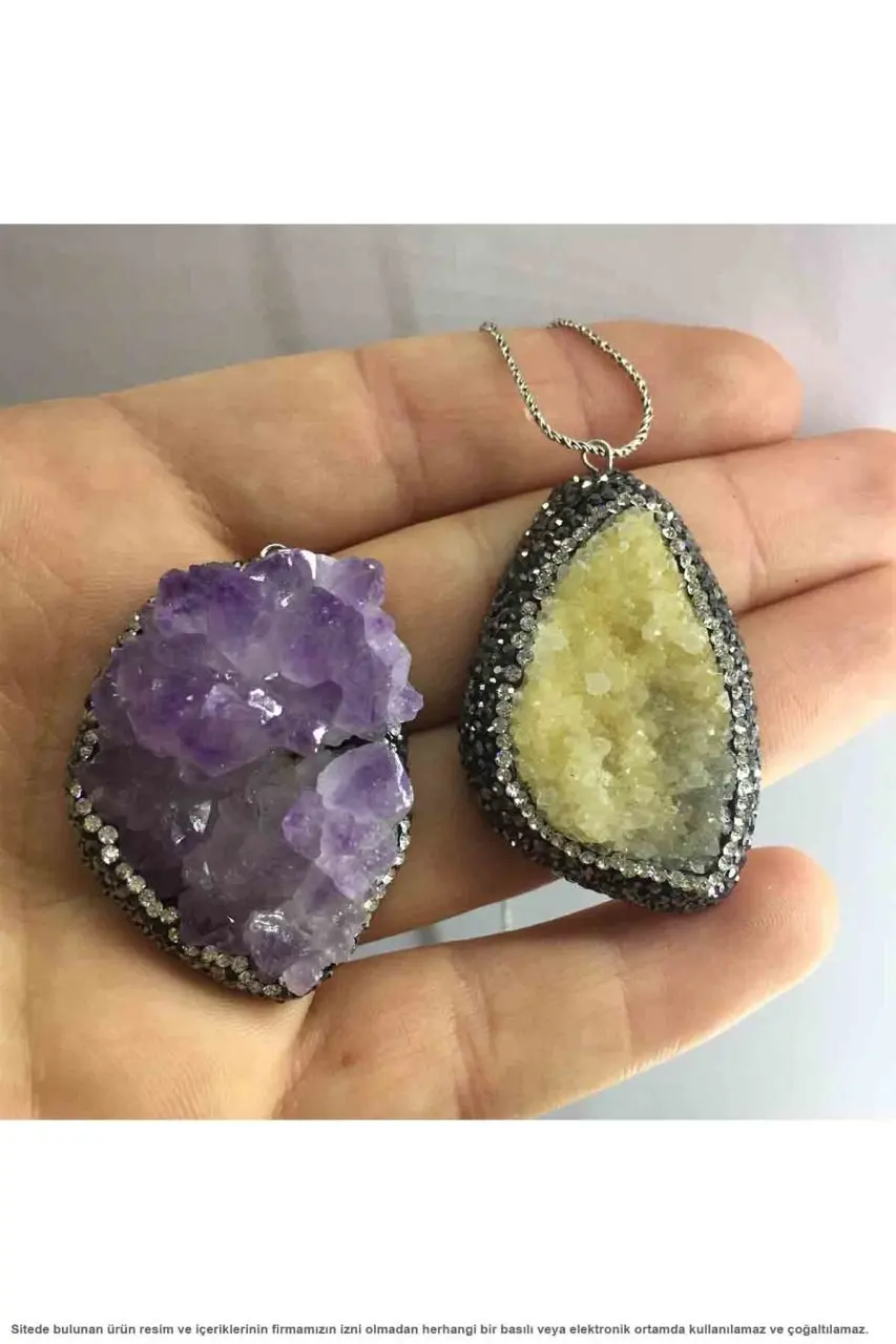 

Amethyst Cubic Zirconia Authentic Pendant