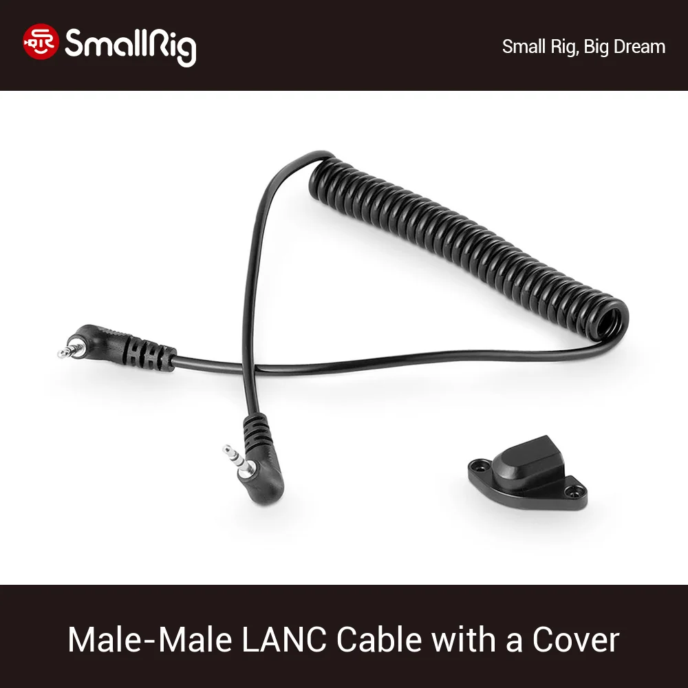 

SmallRig Male-Male LANC Cable with a Cover for Sony PXW-FS5 Handgrip Camcorder Remote Control Lanc Cable - 1835