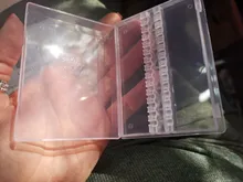 Caja de almacenamiento de plástico con 20 ranuras para broca de uñas, contenedor de cortadores para manicura, accesorios para uñas, herramienta artística