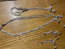 Party-Gift Beads Wedding-Jewelry Sterling Silver-Color Ladies High-Quality New N925 AKS0001