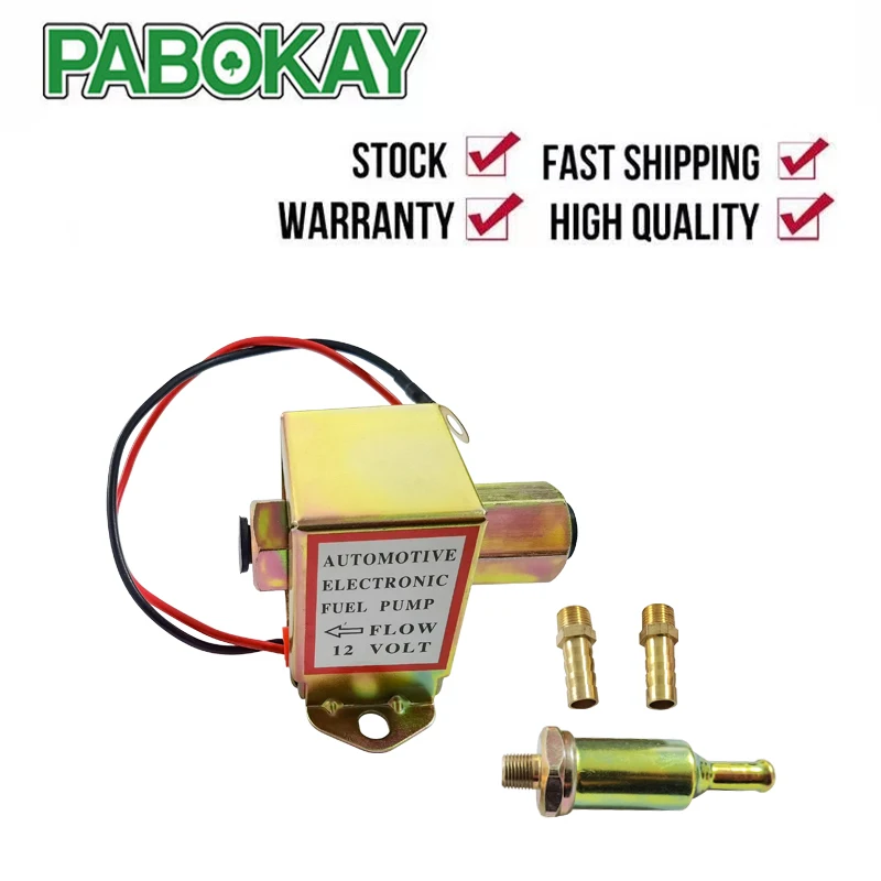 Diesel Petrol 12v Red Top Square Electric Fuel Pump 40104 40106 40107