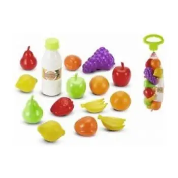

Thread of fruits and vegetables