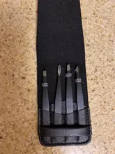 Pinzas antiestáticas de acero inoxidable para mantenimiento de cejas, herramientas de reparación de precisión Industrial, recta, 4 Uds.