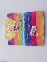 Vestido de primavera-verano de unicornio con cuello vuelto, moda para niñas pequeñas