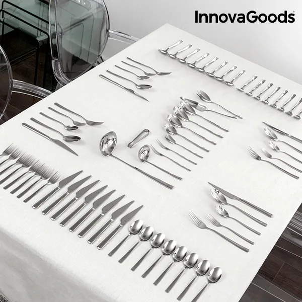 InnovaGoods набор столовых приборов из нержавеющей стали Cook D'Lux (72 шт.)|Ложки| |