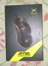 RGB Gaming Mouse Ergonomic-Mice Computer-Gamer Honeycomb-Shell Lightweight Delux M700