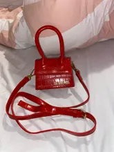 Jacquemus-Mini bolsos cruzados para mujer, bolso de marca famosa, de diseñador de lujo, con patrón de cocodrilo, 2021