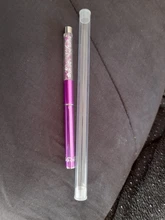 Línea de arte de uñas de 5-20mm, pinceles para pintar, delineador de cristal acrílico fino, herramientas de manicura de pluma, Gel UV