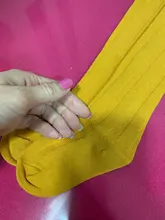 YWHUANSEN-Calcetines transpirables de encaje de algodón para niña, medias hasta la rodilla, para primavera, otoño e invierno, 1 par