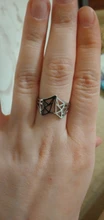 Skyrim Origami Fox Ring Stainless Steel Casual Resizable Gold Color Finger Rings Jewelry