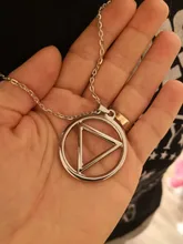 Anime colgante, collar de Cosplay de Akatsuki Hidan circular triangular colgante estrella geométrica nube collar de pareja para hombres y mujeres