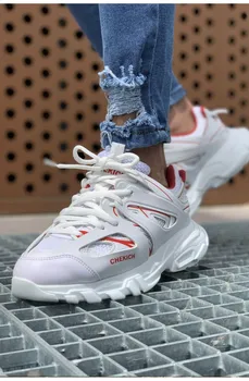 

Chekich CH301 BT White / Red Men's Sneakers
