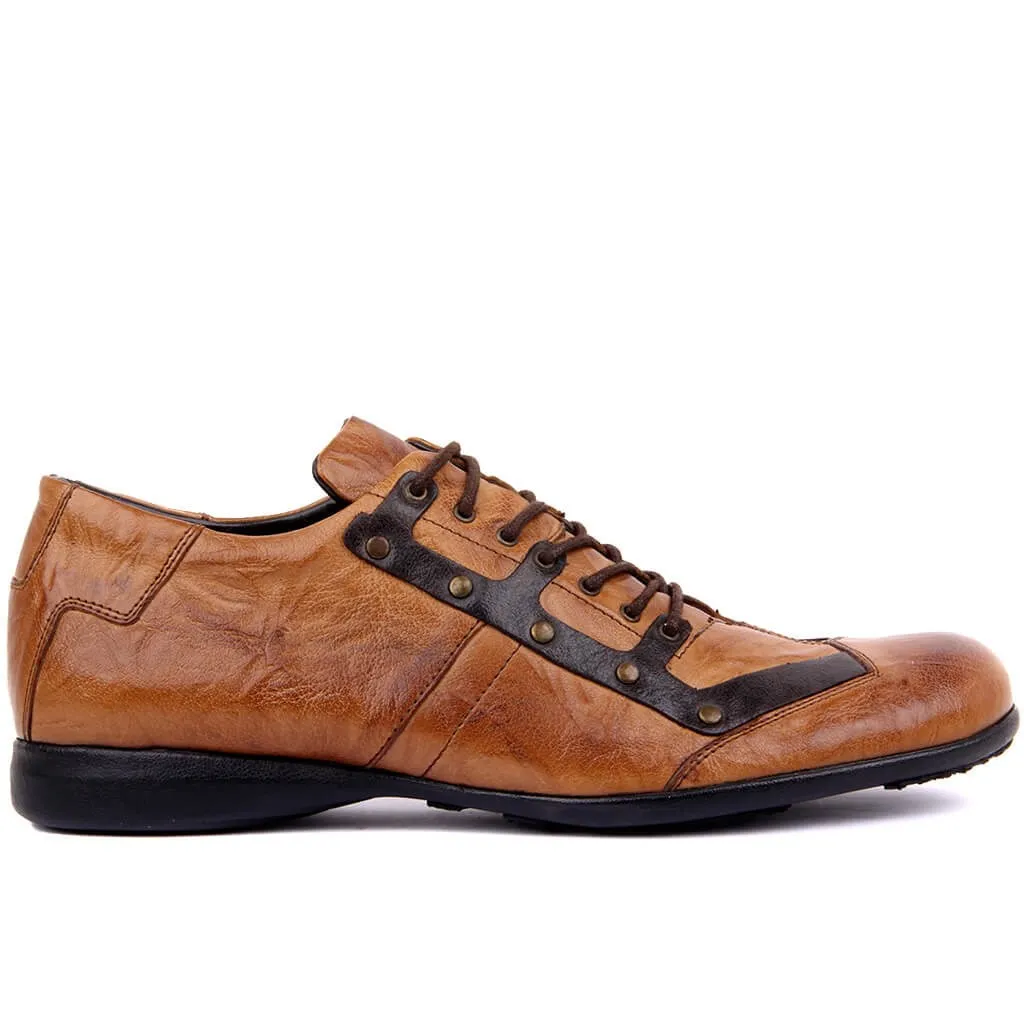

Sail Lakers-Tan Leather Men 'S Casual Shoes