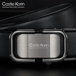 High Quality Leather Belt For Men Luxury Brand Designer Fashion Metal Automatic Buckle Male Belts Strap Original Cowskin Belts