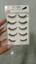 Fake Eyelashes Makeup Daily Natural Thick HBZGTLAD 5-Pairs Handmade 3D