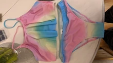 Bañador de alta calidad para niñas de 3 a 16 años, conjunto de Bikini Falbala, wear-1084mix de playa