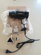 DEKO-pistola de aire caliente DKHG03, 220V, 2000W, avanzada, ajustable con cuatro boquillas, pistola de calor eléctrica