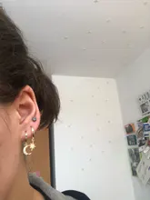 Dangle-Earrings Korean Jewelry Geometric Star Moon Fashion Women Classic And Female of