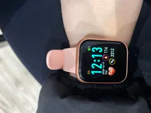 Reloj inteligente cuadrado para hombre y mujer, dispositivo electrónico completamente táctil con Bluetooth, rastreador de ejercicios para Android IOS