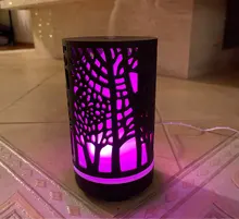 NMT 076 200ML Air Humidifier Essential Oil Aroma Diffuser Cold Mist Sprayer 7 Color LED