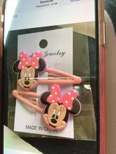 Disney serie Clip Mickey Minnie de pelo de los niños Clip niña horquilla de pelo Clip accesorios de dibujos animados flequillo de Clip no daño pelo regalo