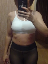 Fitness Tops Underwear Top-Padded-Bra Sports-Top Strappy Yoga Push-Up Running Athletic-Vest