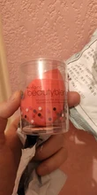 Esponja de maquillaje cosmético, corrector en polvo, juego de licuadora, esponja de base de maquillaje en húmedo, herramienta cosmética más grande, esponja de maquillaje