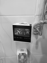 Controlador de temperatura con pantalla táctil, termorregulador, luz trasera negra, termostato de pared eléctrico, WiFi, 110V, 120V, 230V