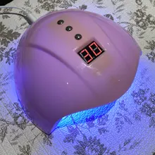 Lámpara de uñas LED UV de 120W, secador de uñas de secado rápido, para manicura y pedicura, Salón Profesional de manicura, 57 LED