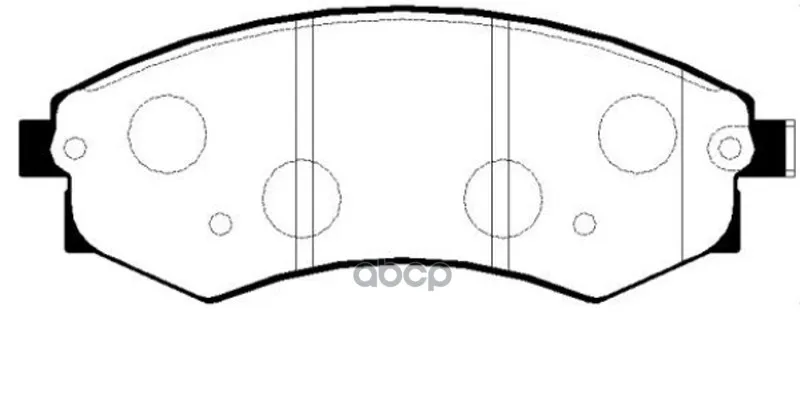 Ckkh-7_колодки Дисковые Передние! Hyundai Elantra/Sonata 1.6i-2.5i 16v/24v 98-01 Ctr Ckkh7 Ctr арт. CKKH7