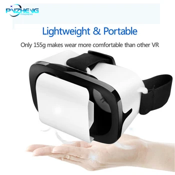 

PinZheng 3D Movies Games Glasses VR Box Immersive Virtual Reality Headset For PC IOS Android With Controller Fit 4-6" SmartPhone